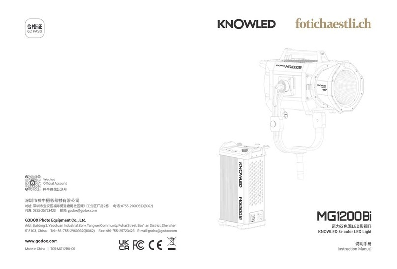 Godox Knowled MG1200BI instruction manual