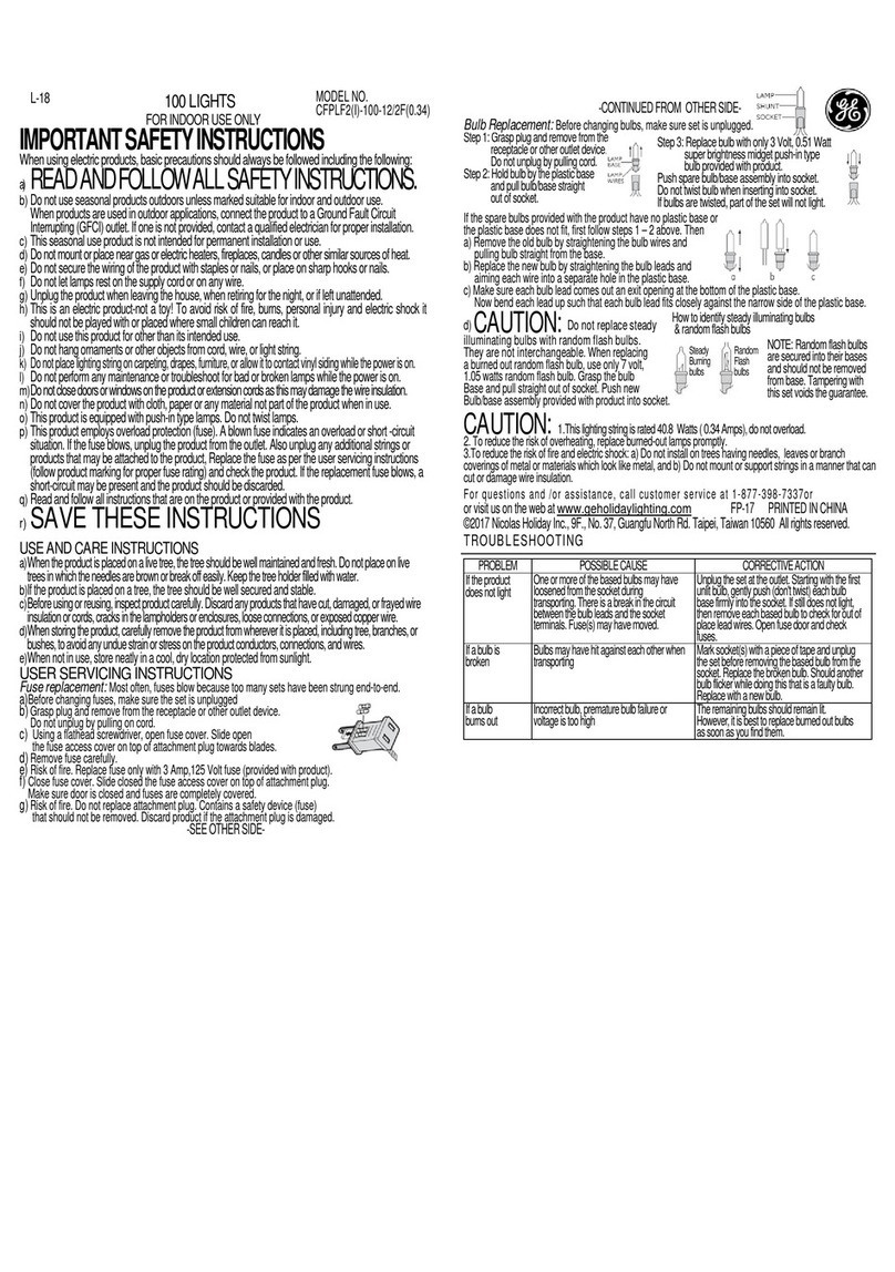 GE CFPLF2-100-12/2F User manual
