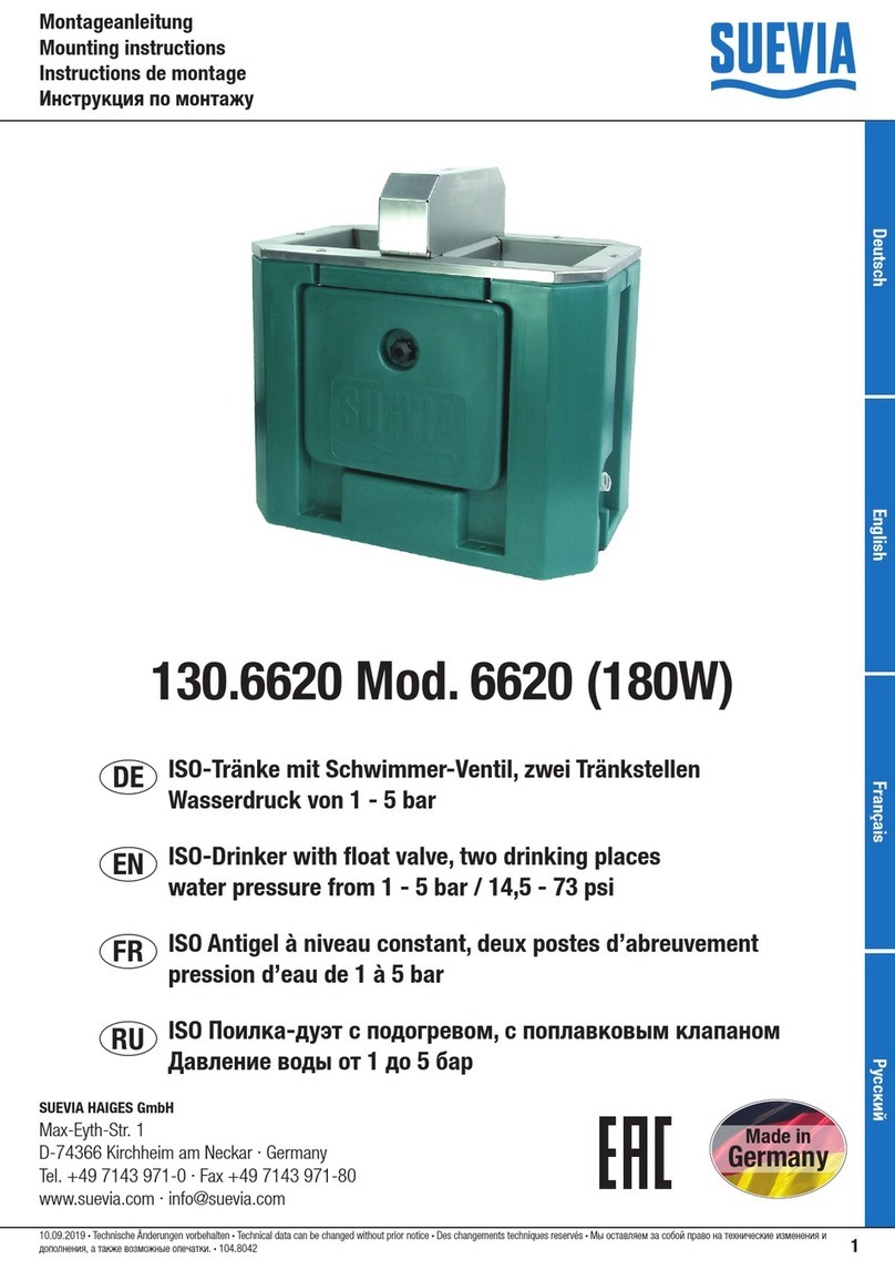 Suevia 6620 Mounting instructions