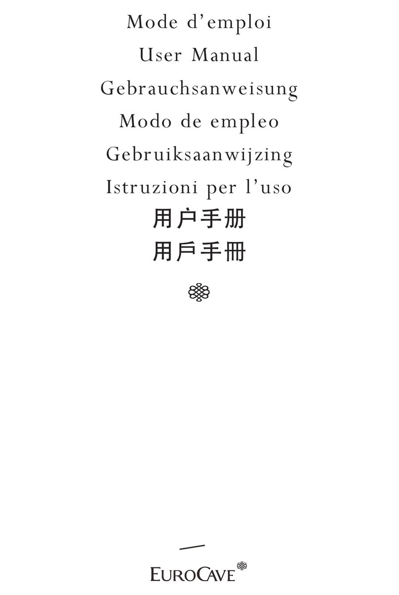Eurocave V-ROYALE-L user manual