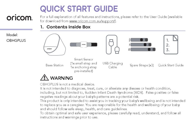 Oricom OBHGPLUS User manual Oricom OBHGPLUS User manual