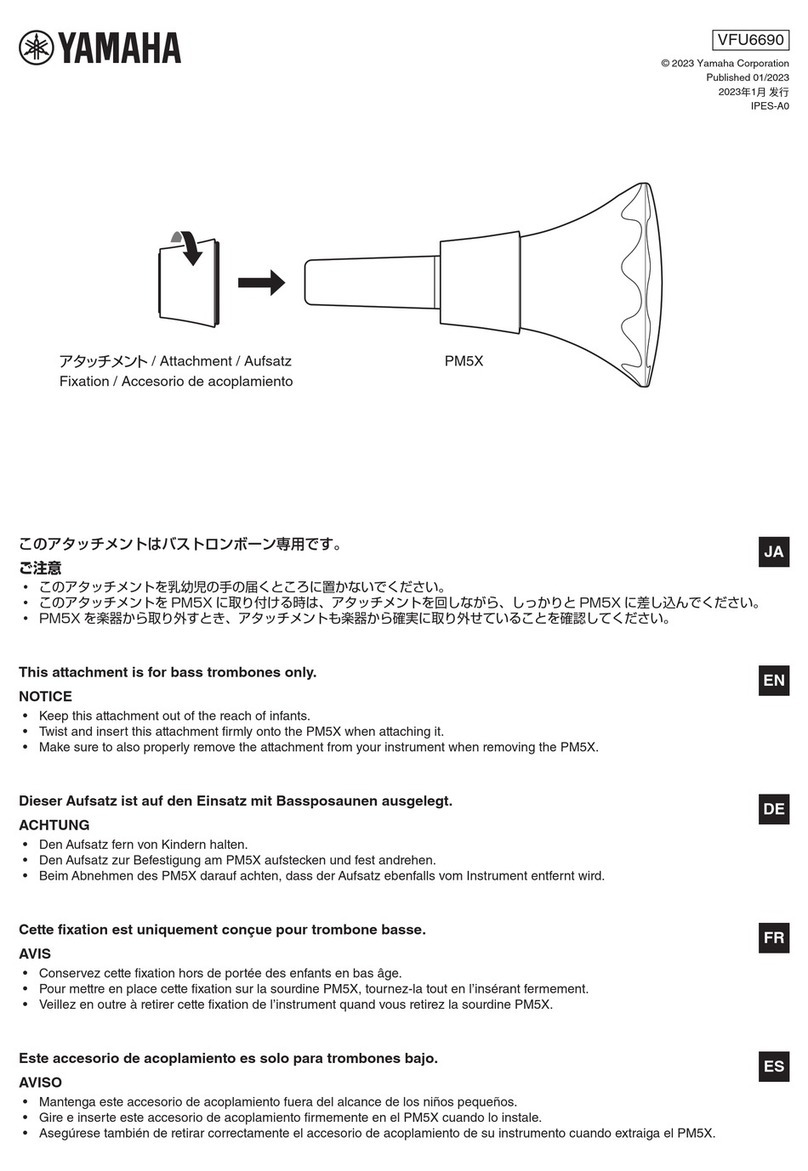 Yamaha VFU6690 manual
