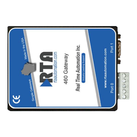 RTA 460PSTCP-N34 Product user guide