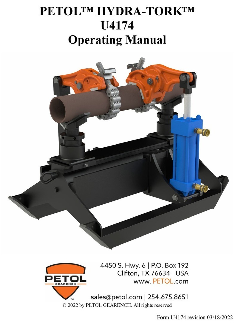 Petol HYDRA-TORK U4174 operating manual