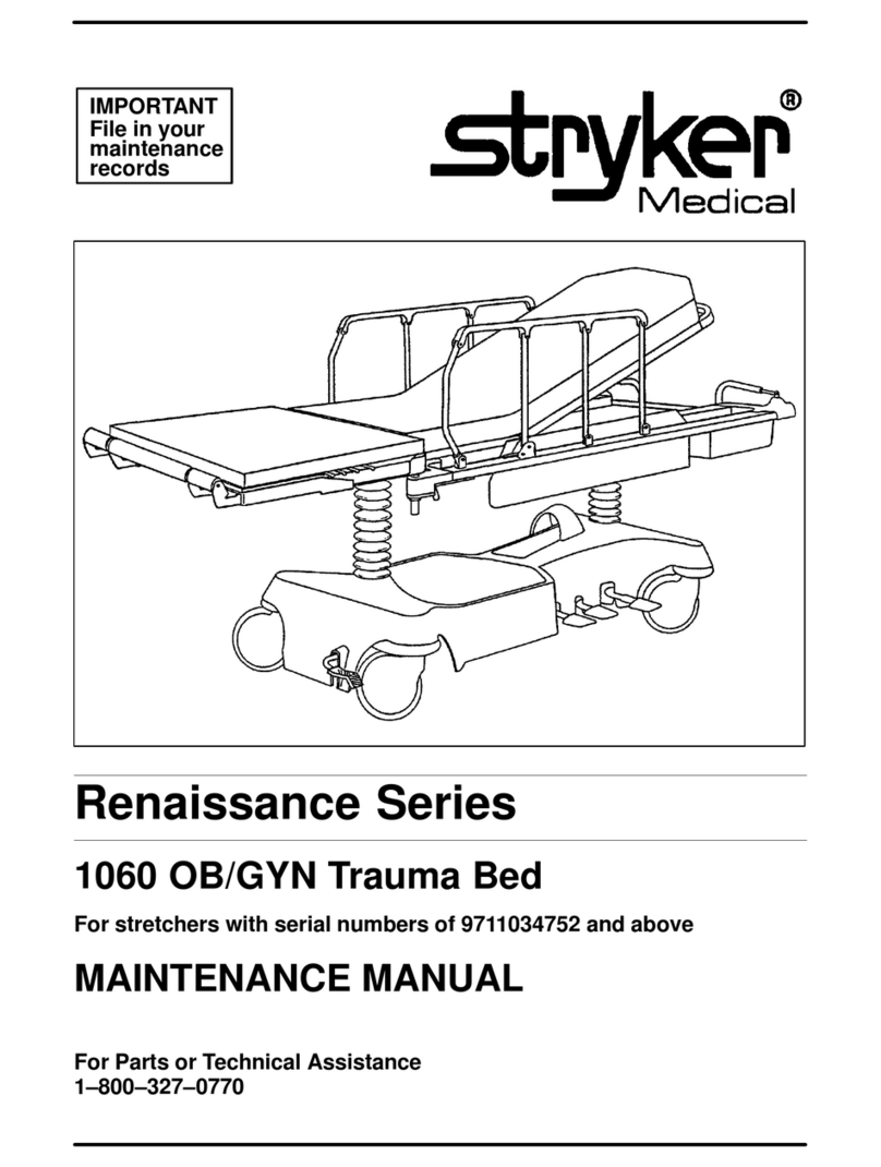 Stryker Medical Renaissance Series Maintenance manual