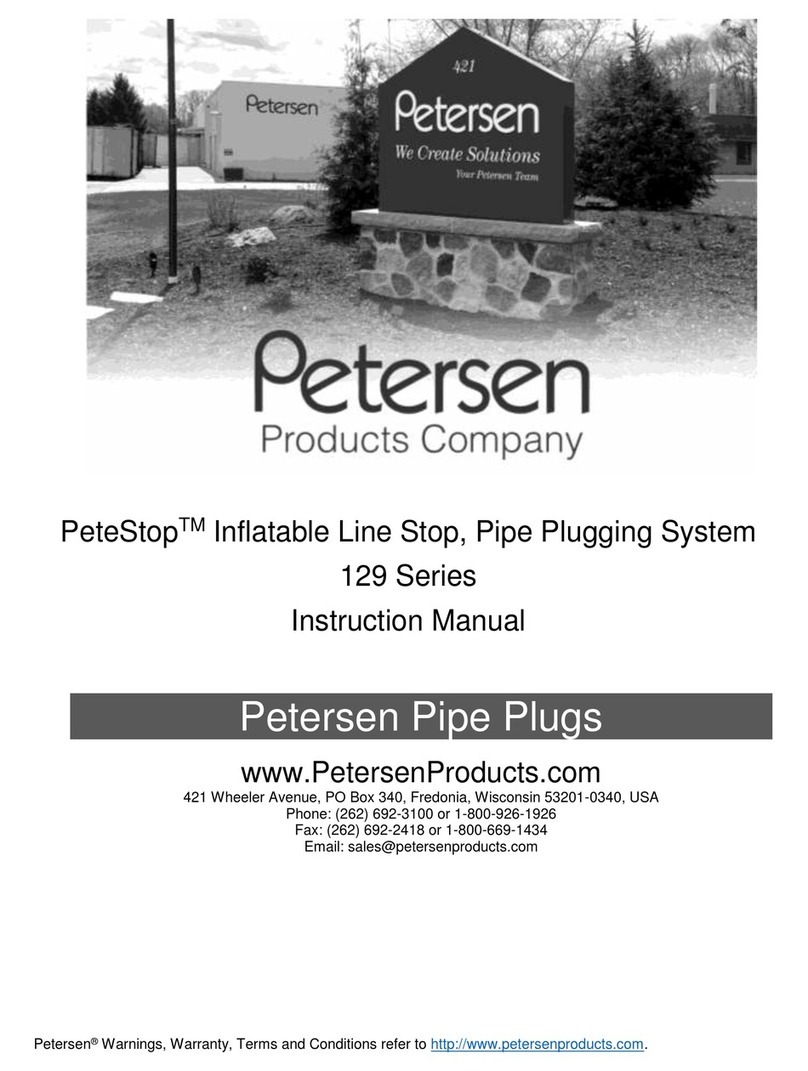 Petersen PeteStop 129 Series instruction manual