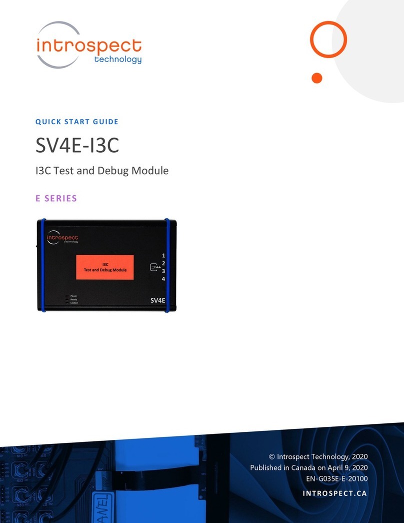 Introspect E Series quick start guide