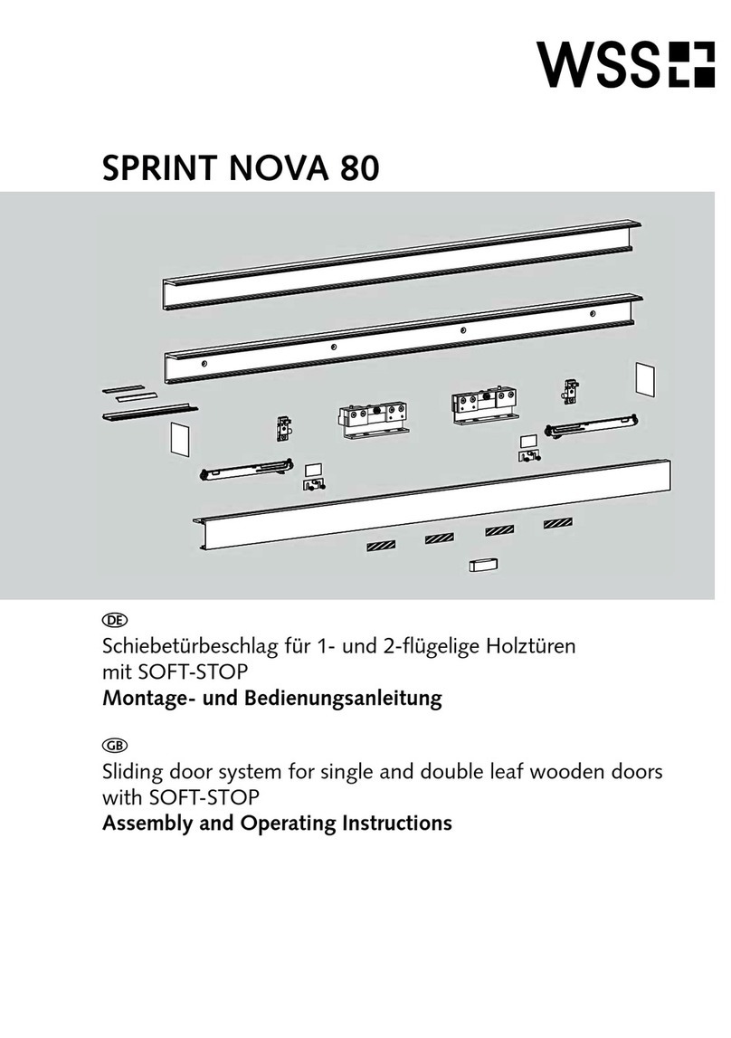 WSS SPRINT NOVA 80 Assembly and operating instructions