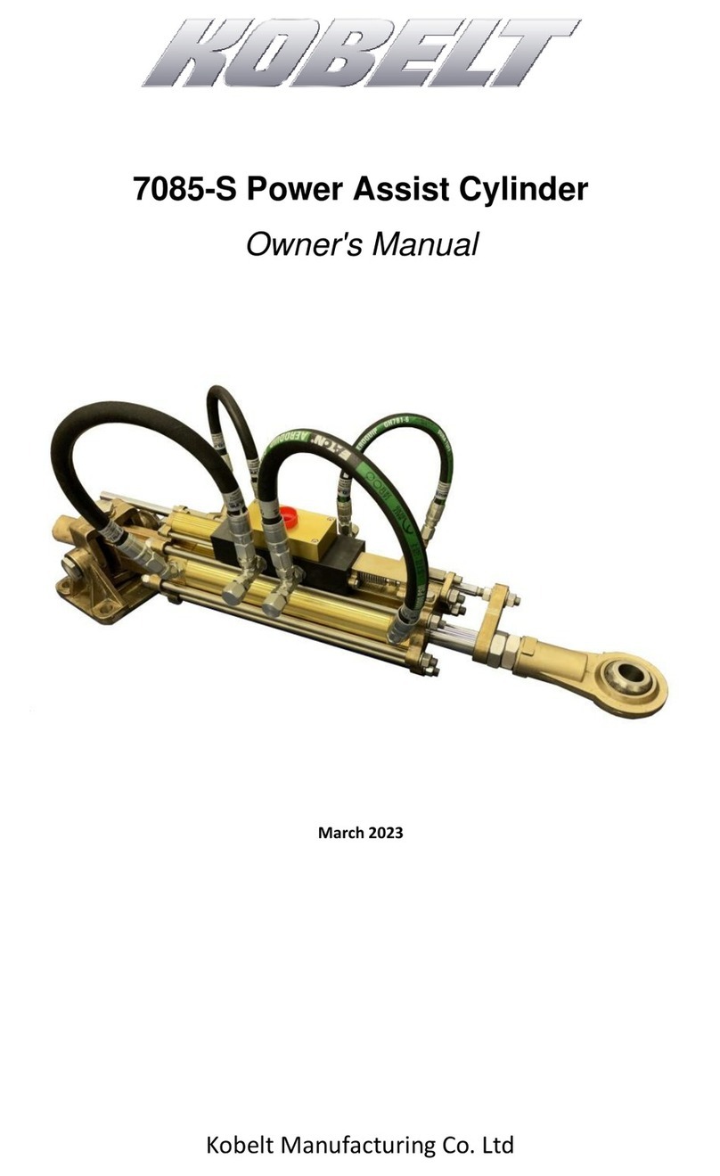 Kobelt 7085-S owner's manual