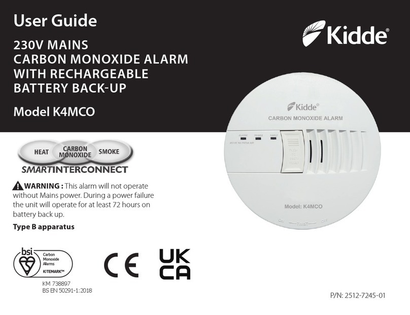 Kidde K4MCO user guide
