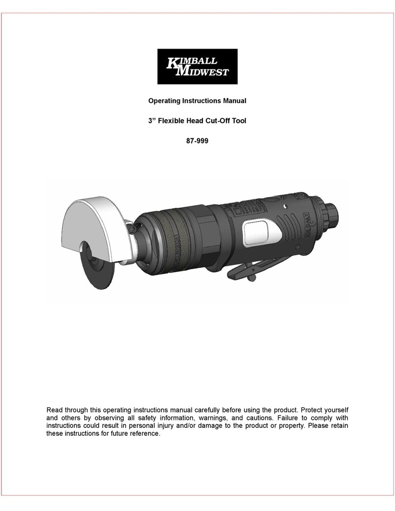 KIMBALL MIDWEST 87-999 Operating instructions manual