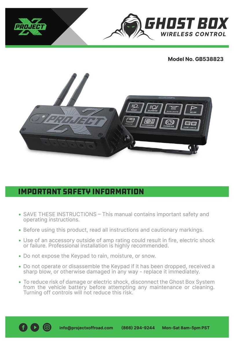 PROJECT X GHOST BOX GB538823 manual