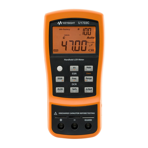 Keysight Technologies U1733C User manual