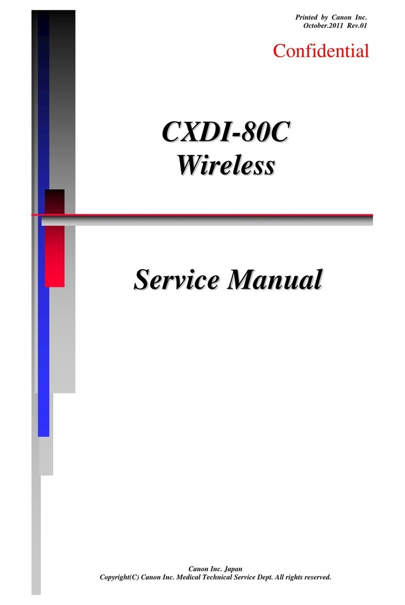 Canon CXDI-80C User manual