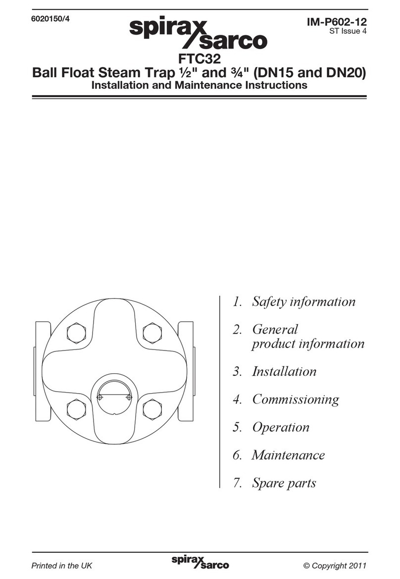 Spirax Sarco FTC32 User manual