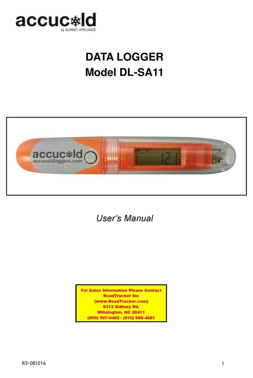 Accucold DL-SA11 user manual