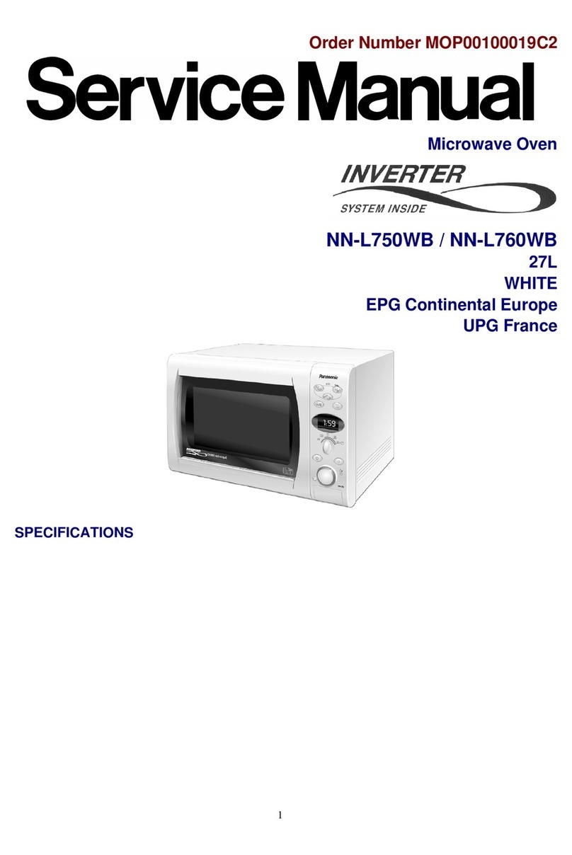 Panasonic NN-L750WB Service manual