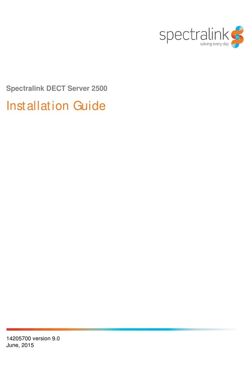 SpectraLink DECT Server 2500 installation guide