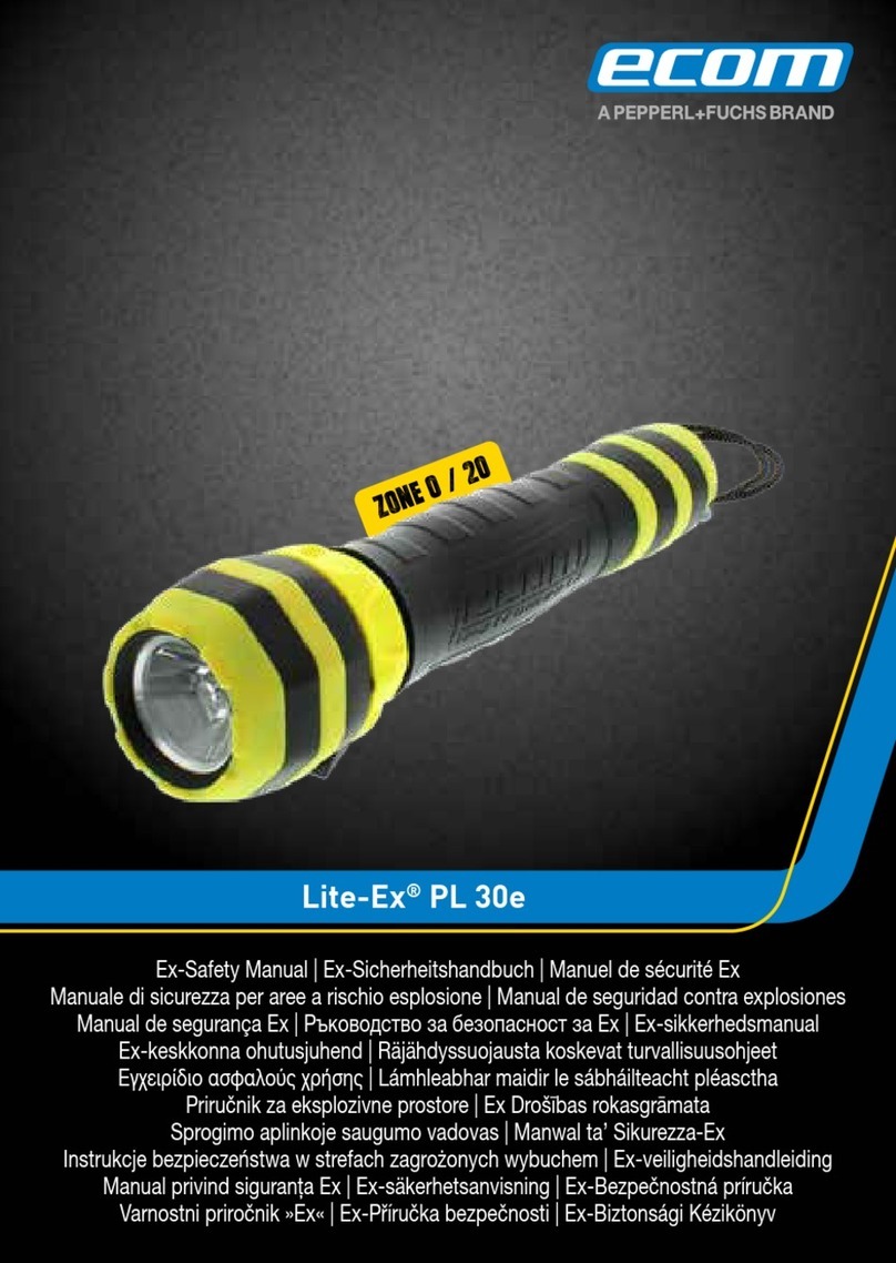 Ecom Lite-Ex PL 30e User manual