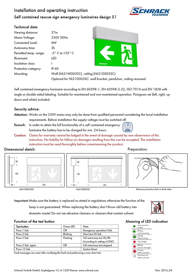 Schrack Technik S1 User manual Schrack Technik S1 User manual