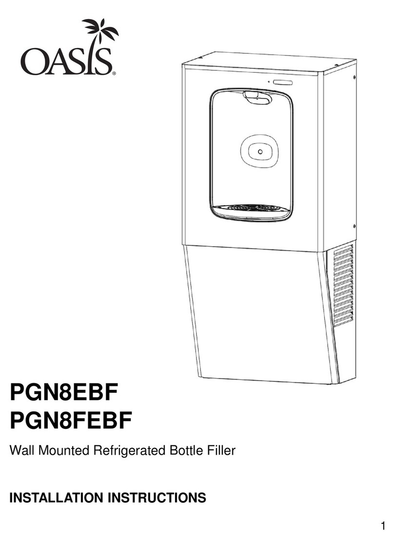 Oasis PGN8EBF installation instructions