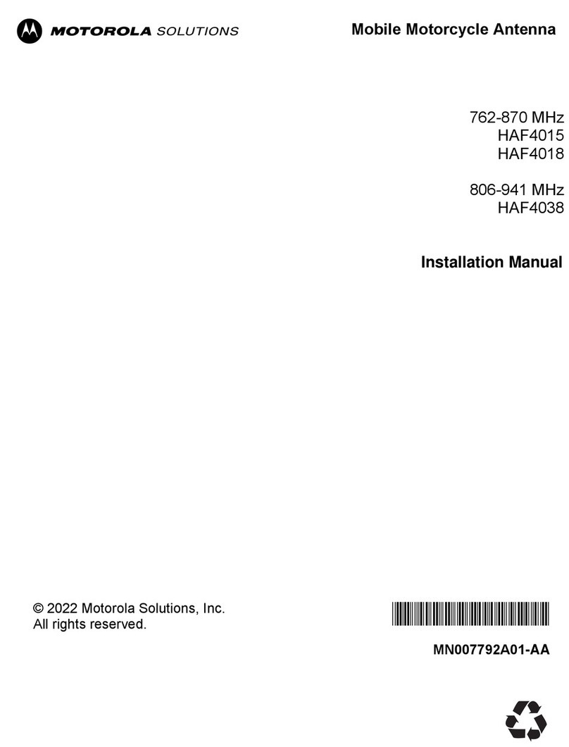 Motorola HAF4015 User manual