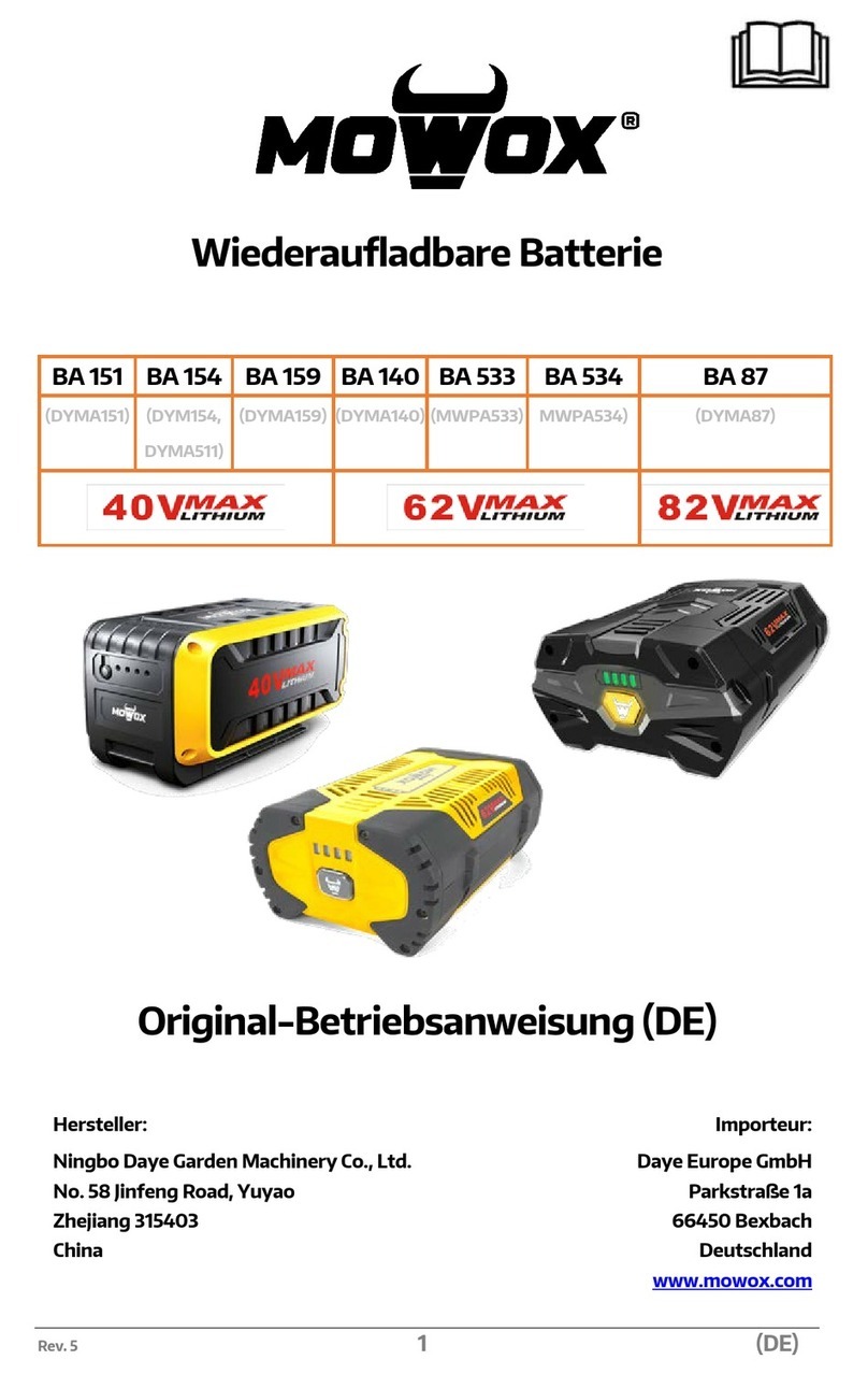 Mowox BA 151 Original operating instructions