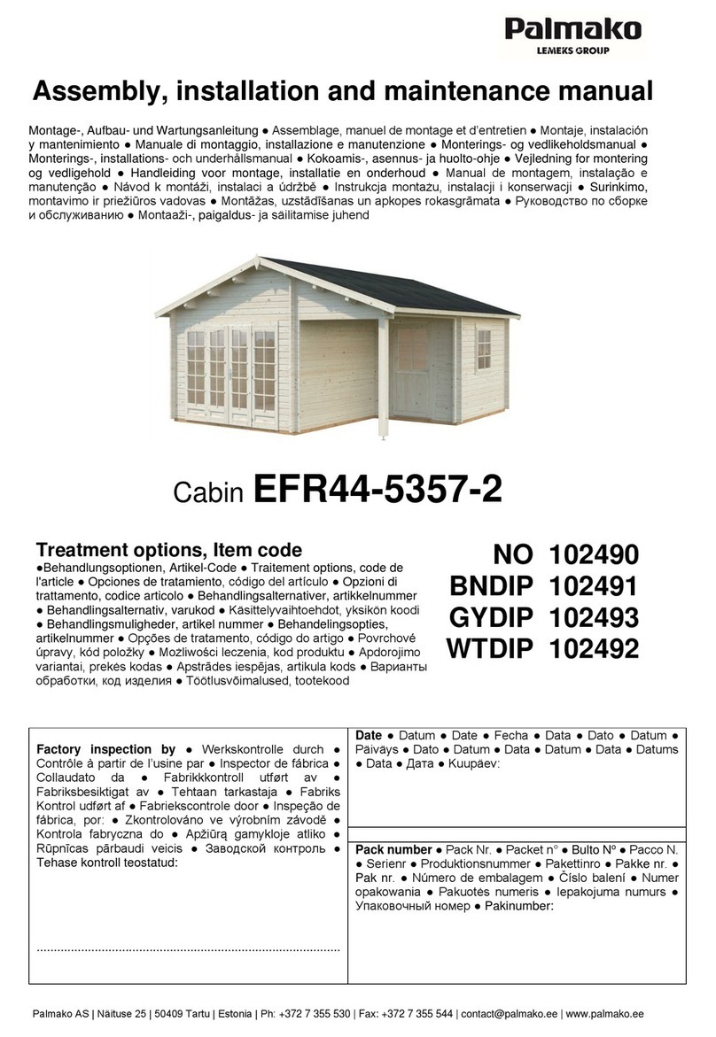Lemeks Palmako EFR44-5357-2 Assembly, installation and maintenance manual Lemeks Palmako EFR44-5357-2 Assembly, installation and maintenance manual