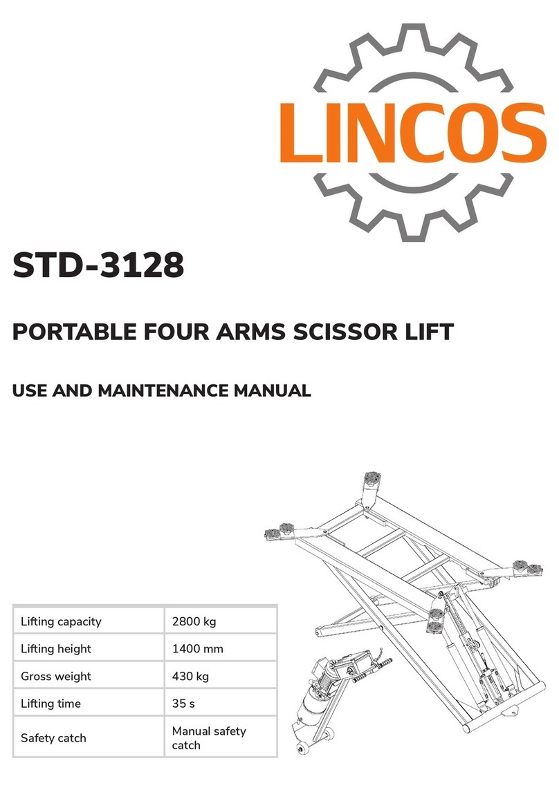 LINCOS STD-3128 Use and maintenance manual