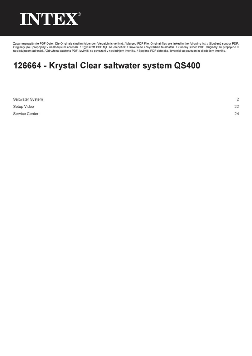 Intex Krystal Clear QS400 User manual