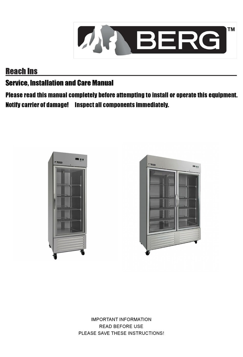 BERG STH49BRG Service, installation and care manual