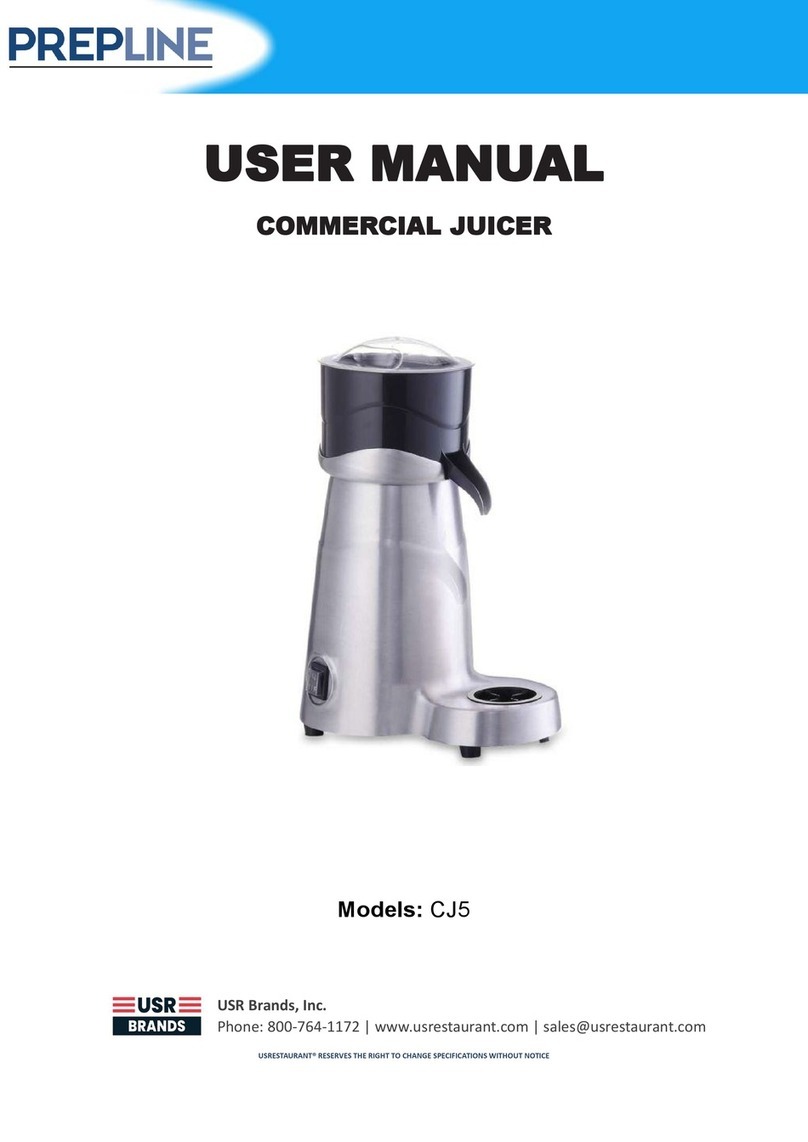 PREPLINE CJ5 user manual
