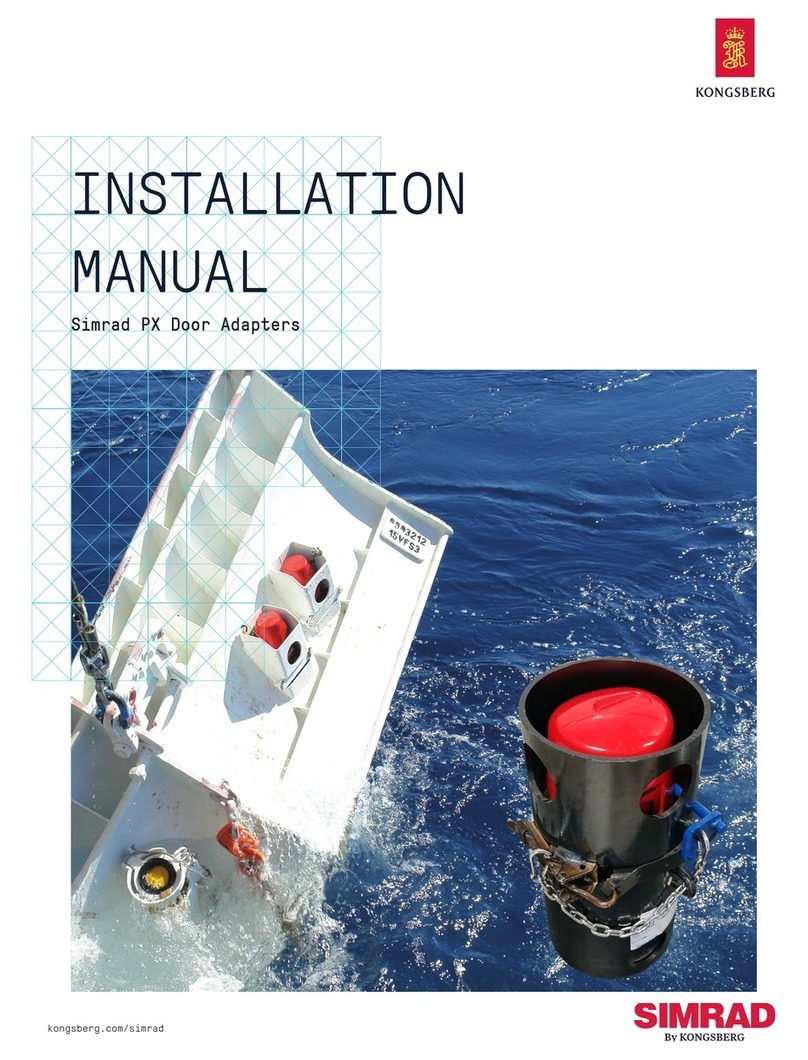 Kongsberg Simrad PX Door Adapter Starboard installation manual