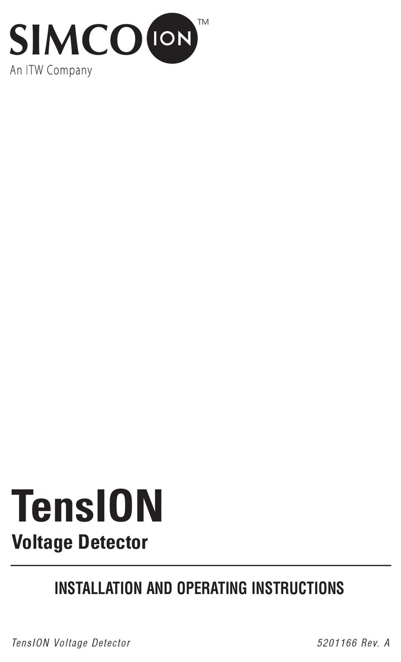 ITW Simco-Ion TensION Installation and operating instructions