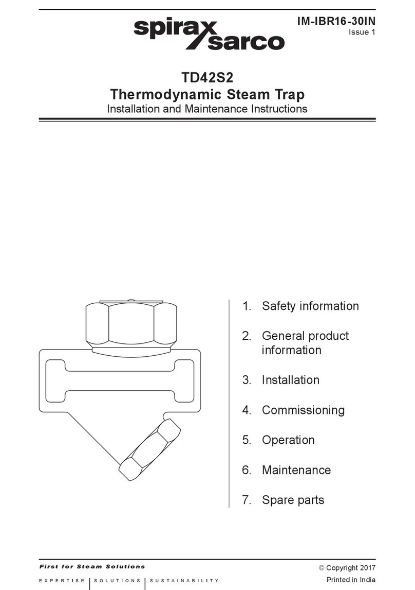 Spirax Sarco TD42S2 User manual
