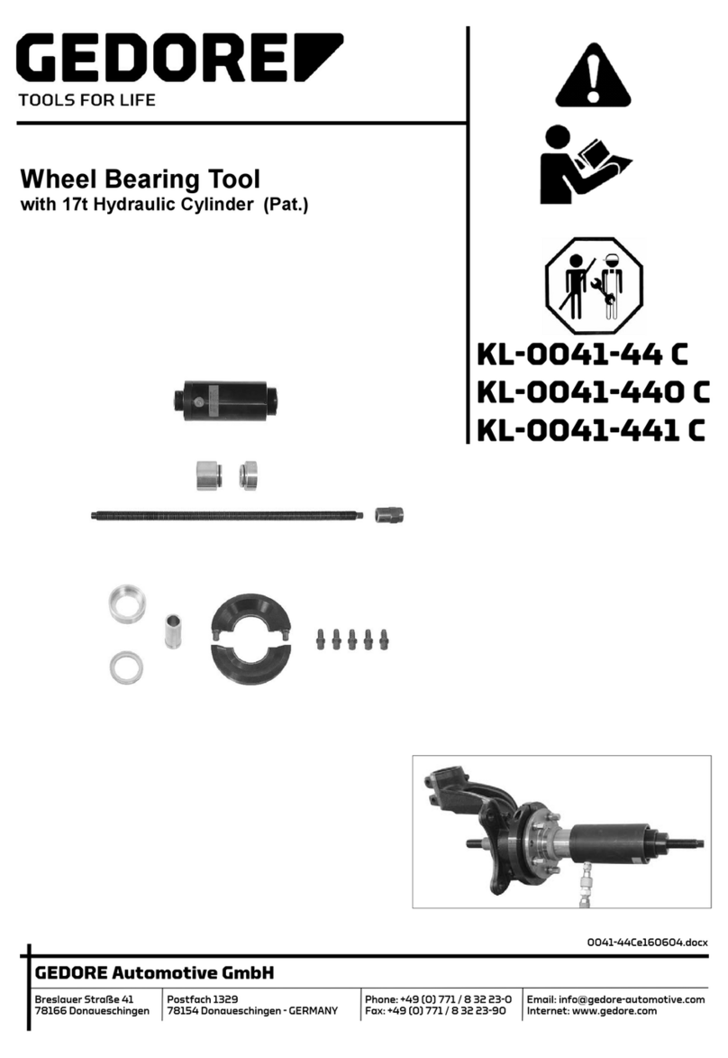 Gedore KL-0041-44 C instruction manual