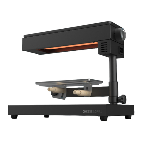 cecotec CHEESE&GRILL 6000 BLACK User manual