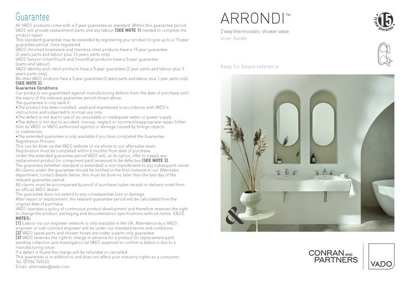 VADO ARRONDITM User manual