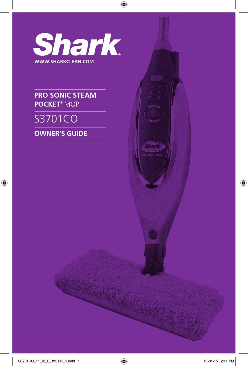 Shark PRO SONIC STEAM POCKET User manual