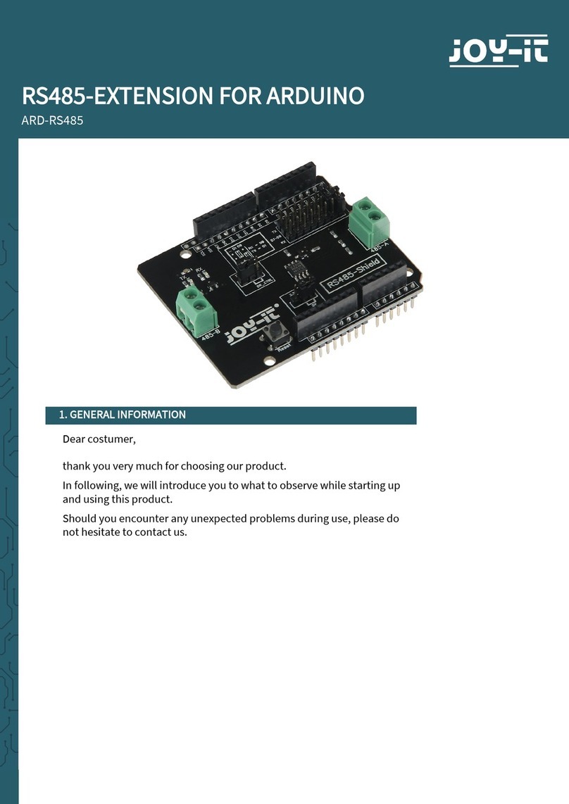 Joy-it RS485-EXTENSION Connection instruction