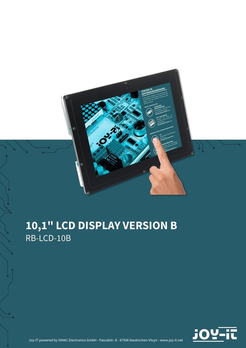 Joy-it RB-LCD-10B User manual Joy-it RB-LCD-10B User manual