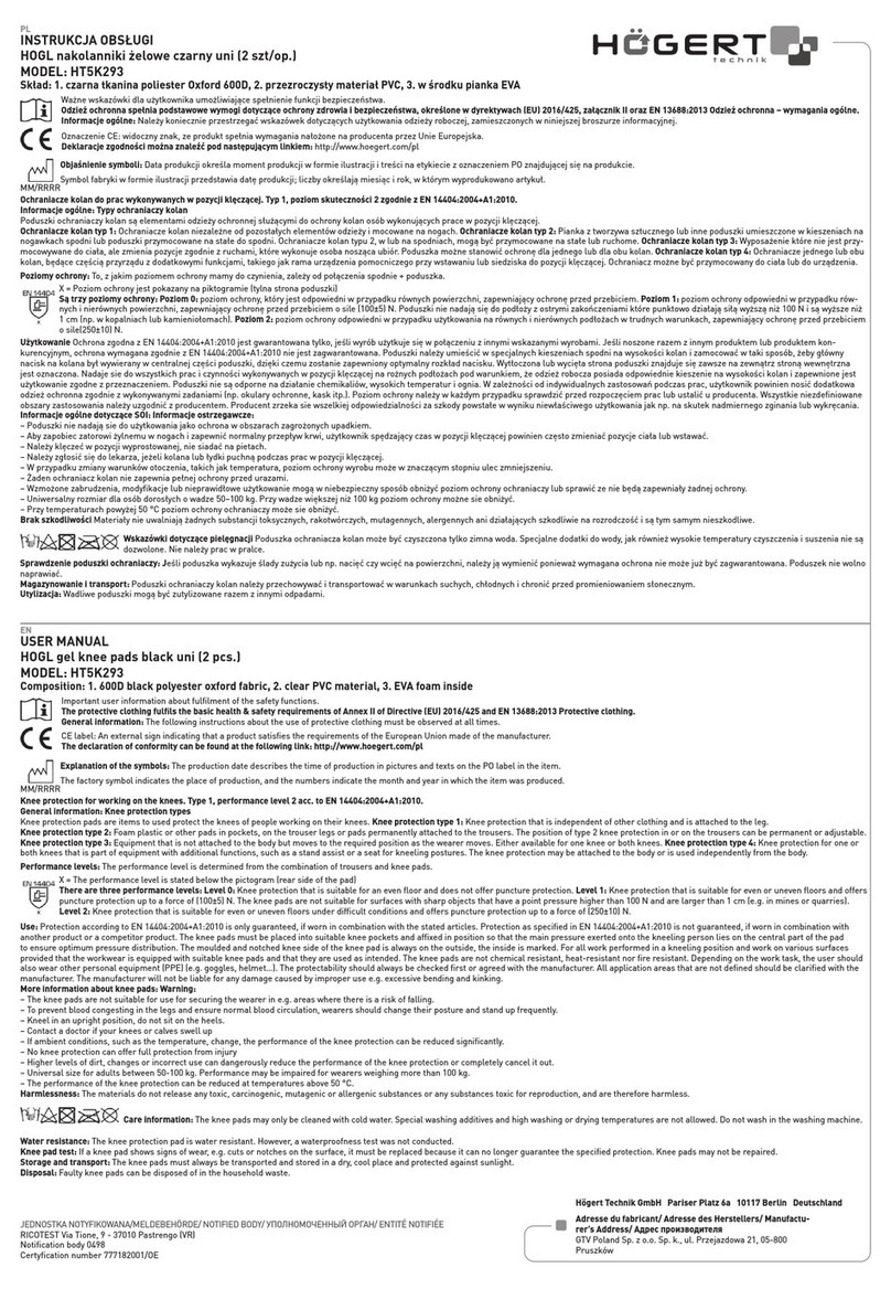 HOGERT HT5K293 user manual