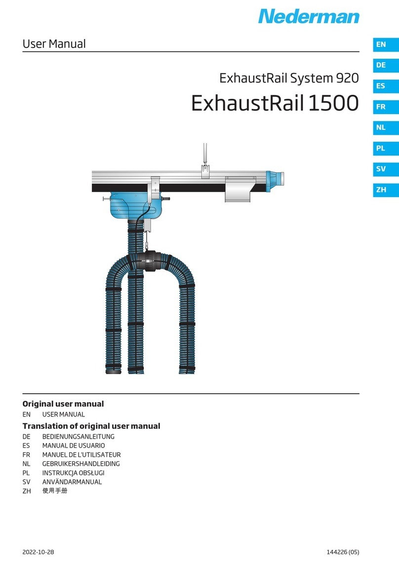 Nederman SYSTEM 920 user manual