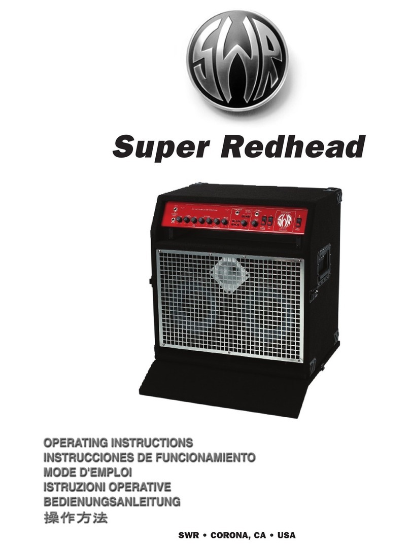 SWR Super Redhead User manual