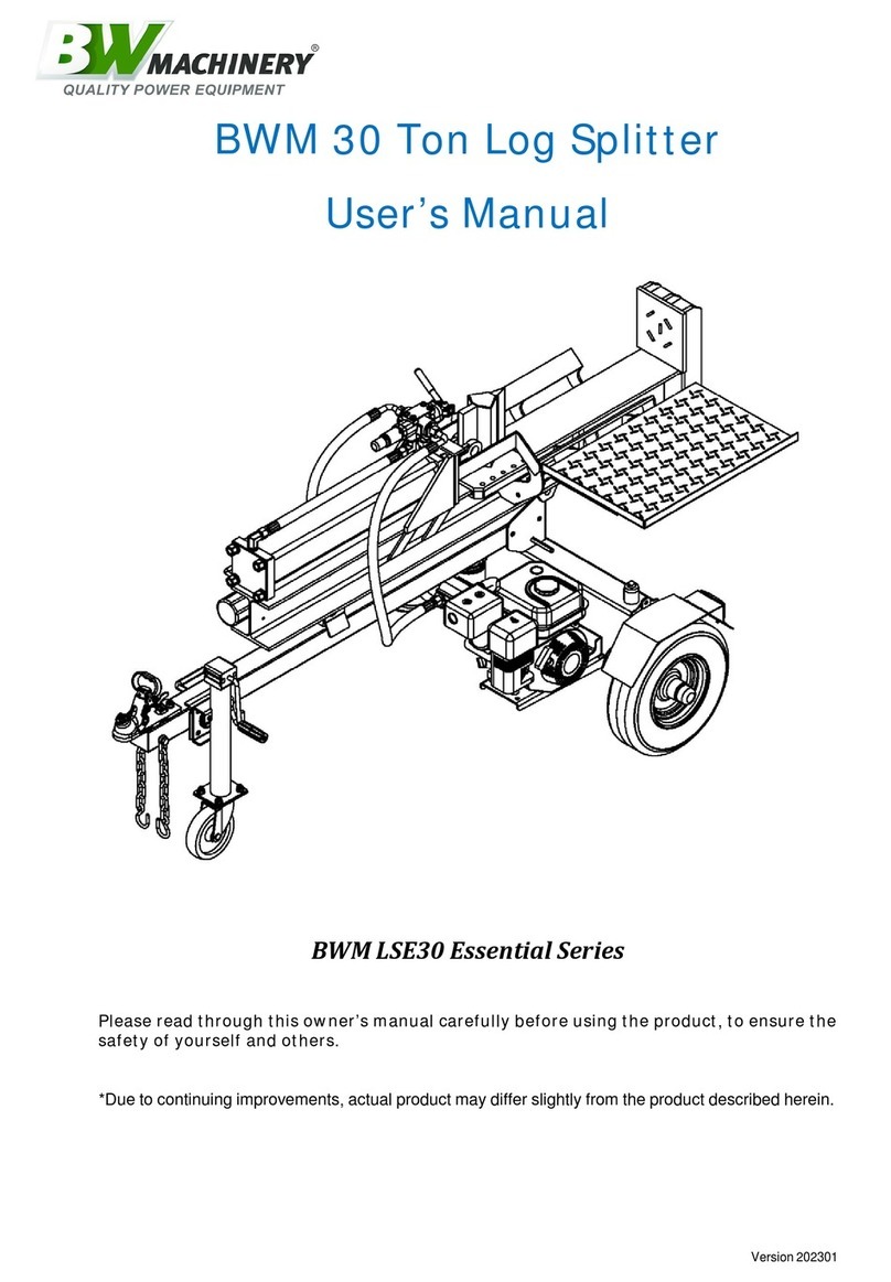 B.W. Machinery BWM LSE30 Essential Series user manual