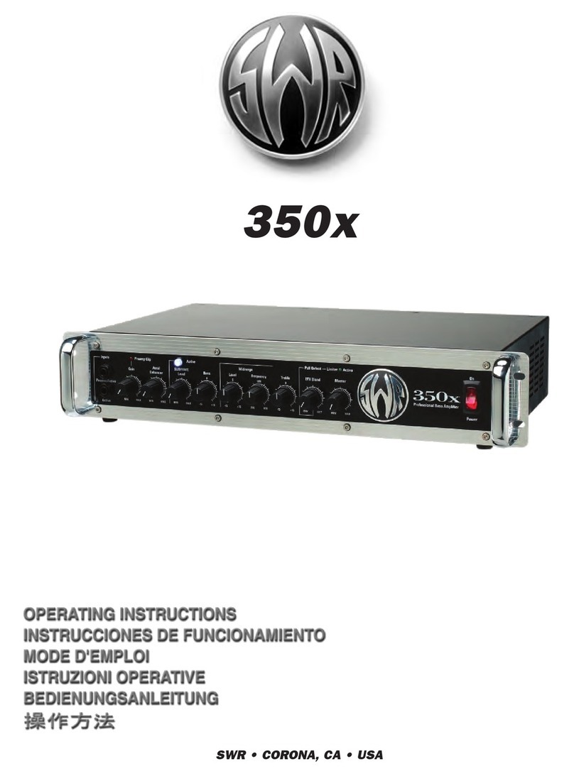 SWR 350x User manual