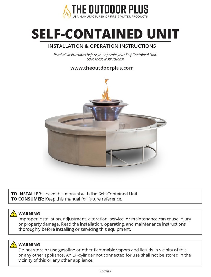 The Outdoor Plus SELF-CONTAINED UNIT Installation & operation instructions