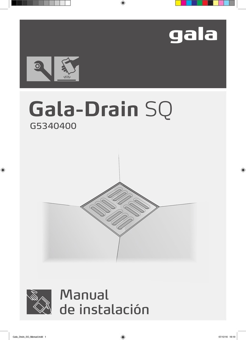 GALA Drain SQ manual