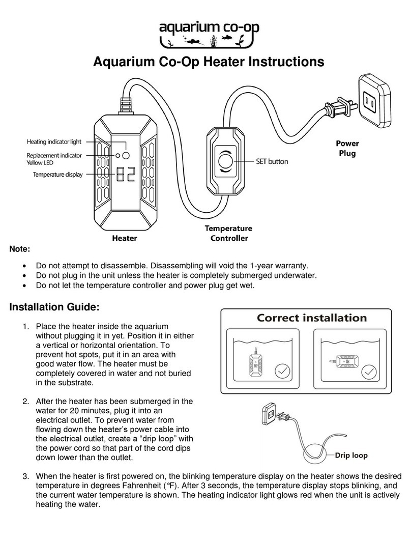 Aquarium Co-Op Heater instructions