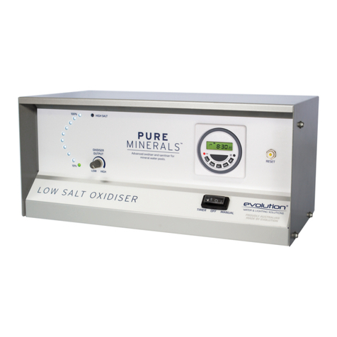 Evolution PURE MINERALS LS70 Installation and operation manual Evolution PURE MINERALS LS70 Installation and operation manual